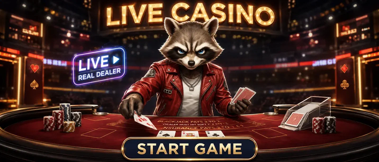 Rockyspin Live Casino